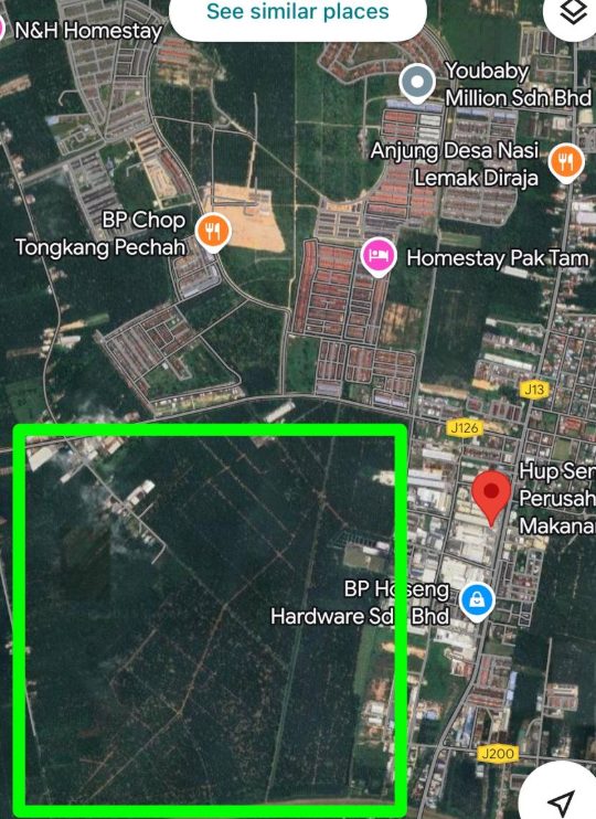 bp chop tongkang pechah