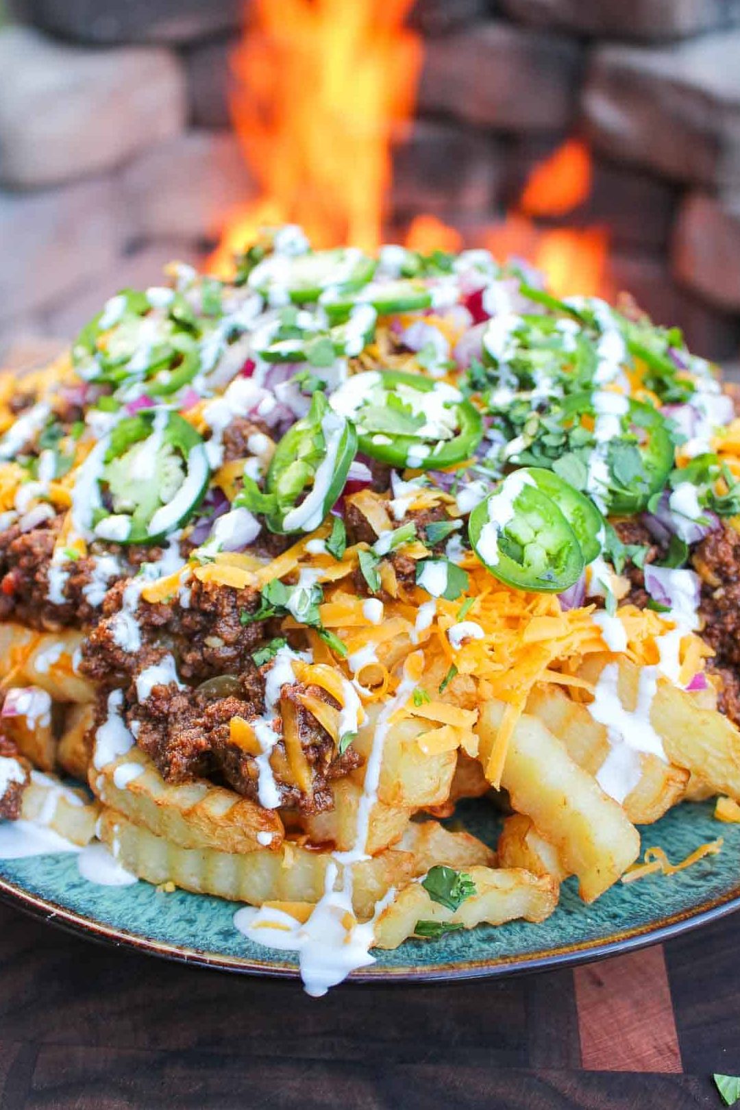 Burger Crispy & Fire Cheese Fries 1 burger crispy fire cheese fries