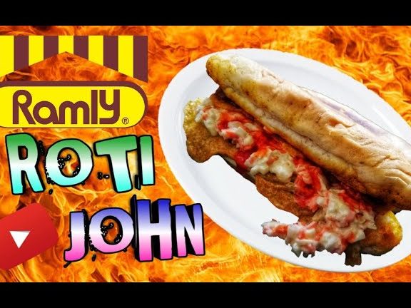 Burger Ramley- Roti John 1 burger ramley roti john