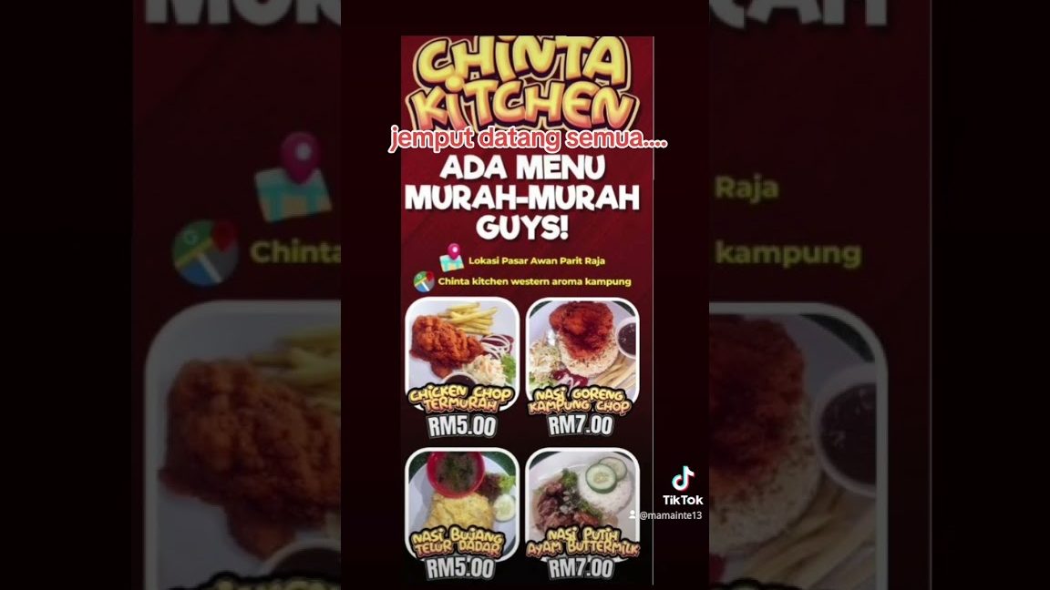 Chinta Kitchen Western Aroma Kampung 1 chinta kitchen western aroma kampung