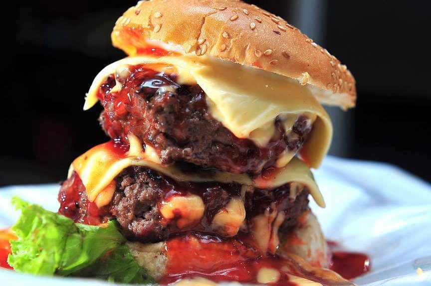 rawang burger bakar batu pahat